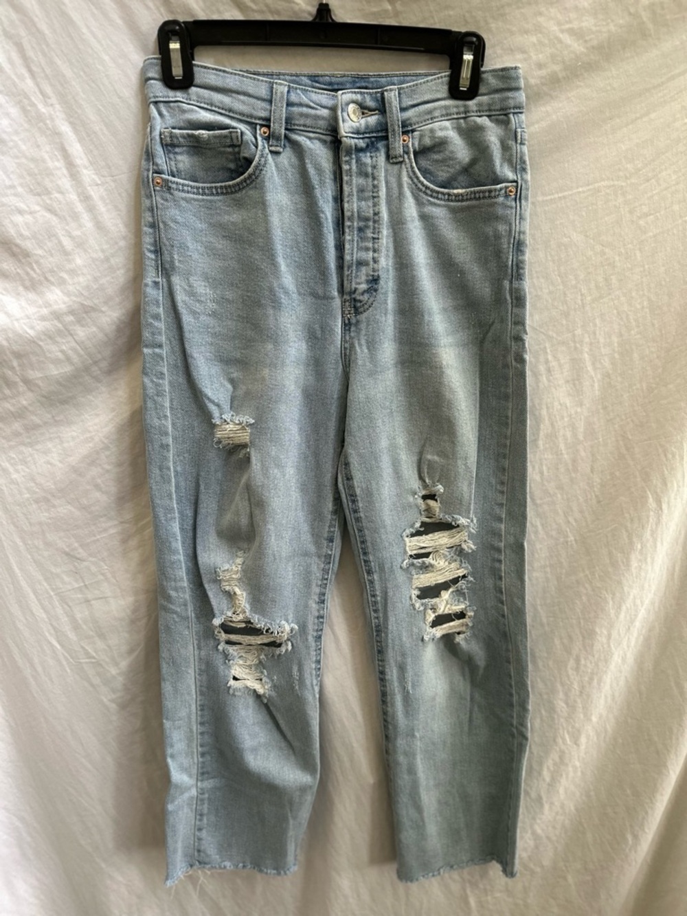 wild fable Light Blue Button-Fly Jeans